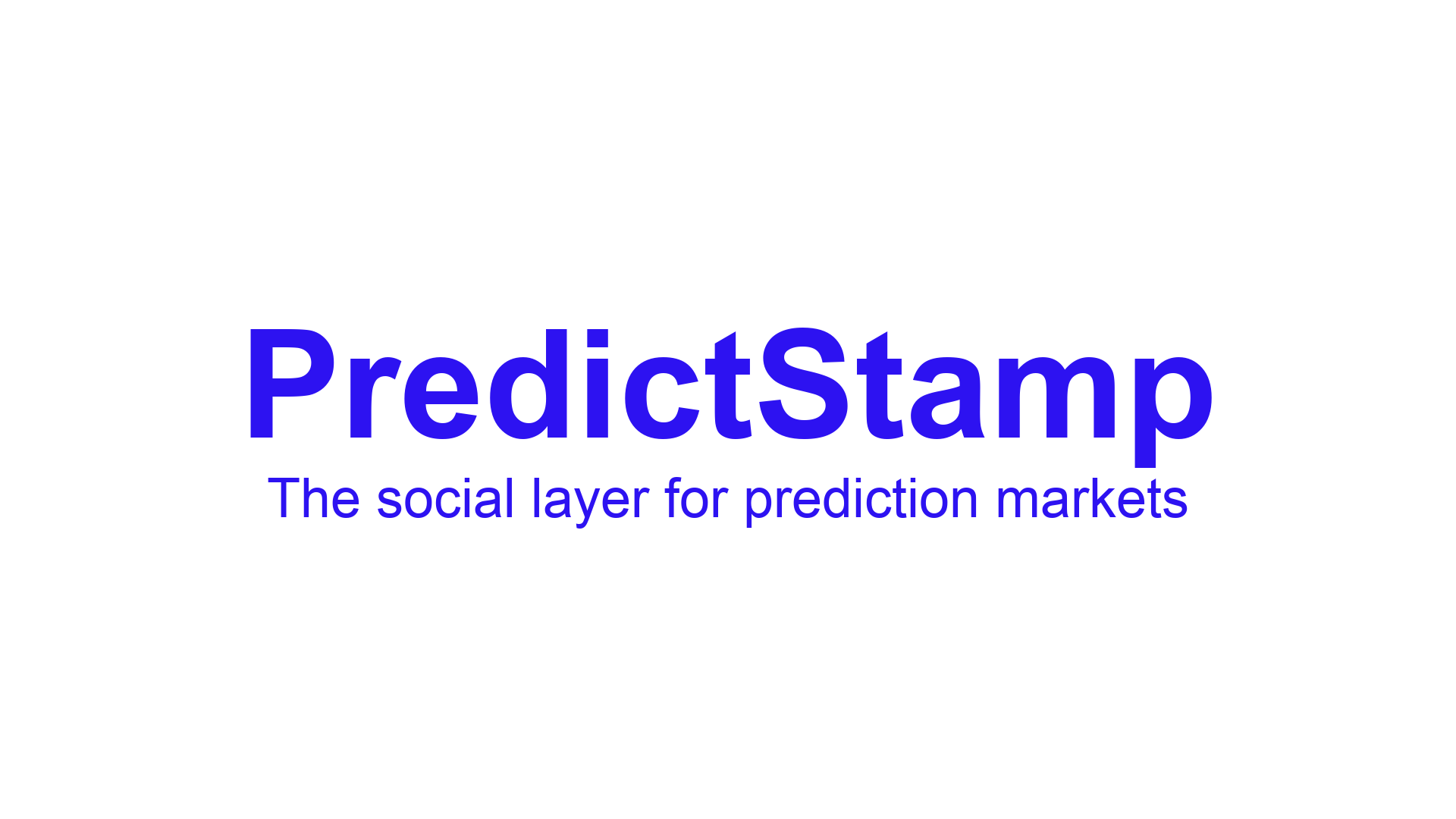 PredictStamp — The social layer for prediction markets